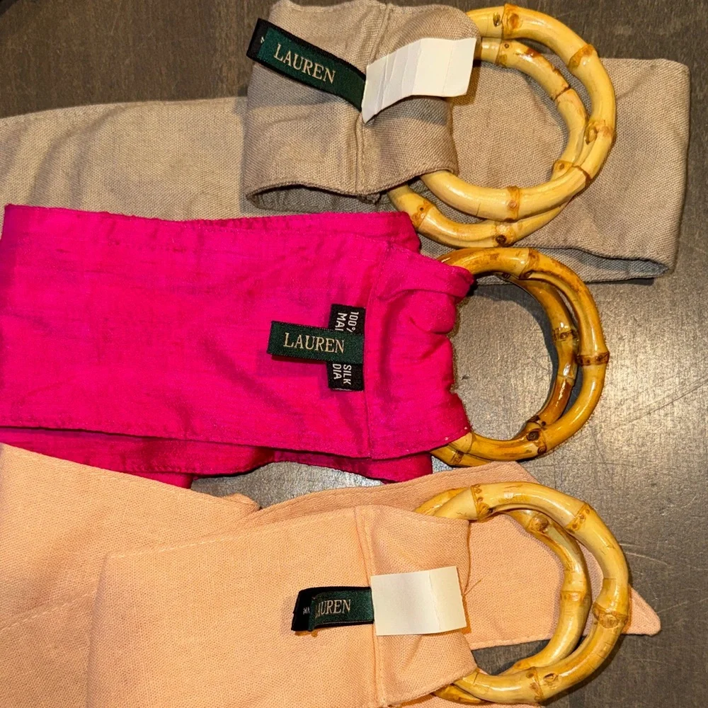 Lauren silk belts with bamboo closure - Picture 3 of 3